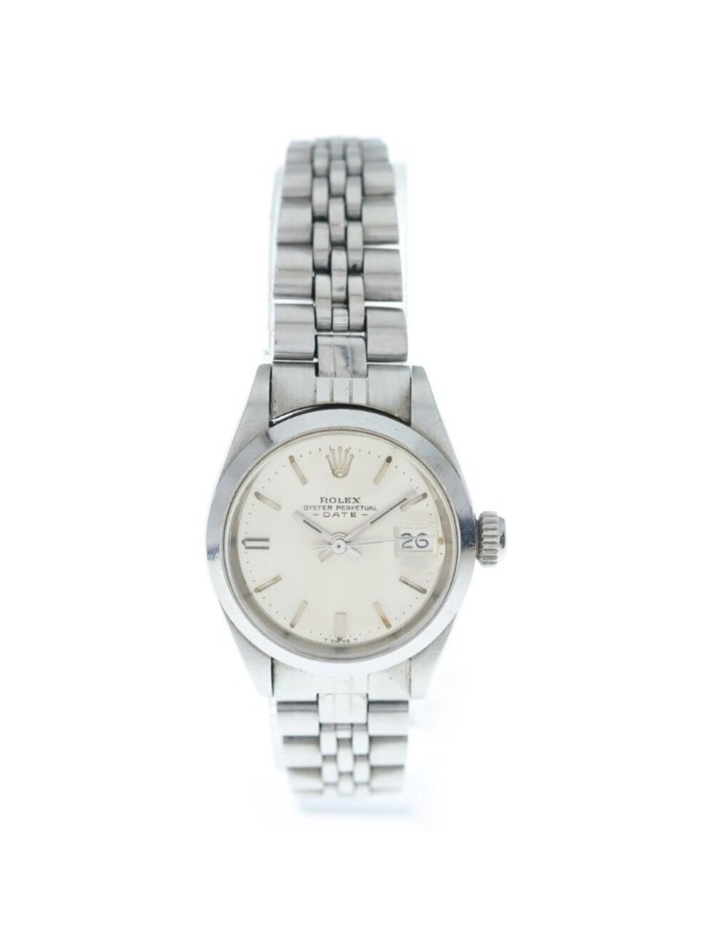 Rolex Oyster Perpetual Date SS at Stainless Steel Automatic Winding Watch